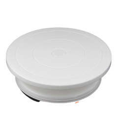 Bàn Xoay Nhựa 28cm Trang Trí Bánh Kem, Bánh Sinh Nhật - Dụng Cụ Làm Bánh Chuyên Nghiệp, Phụ Kiện Nhà Bếp Thông Minh