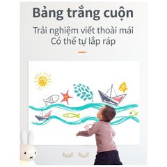 Bảng Từ Trắng Không Viền 600x900mm Deli 8716 - Tiện Lợi, Có Thể Cắt, Dễ Dàng Gấp Gọn, Bám Dính Tốt Cho Tủ Lạnh Và Bảng Trắng