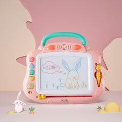 Bảng Vẽ Tự Xóa Có Máy Phát Nhạc KUB Cho Bé - Đồ Dùng Học Tập Thú Vị Giúp Bé Vừa Học Vừa Chơi, Khuyến Khích Sáng Tạo