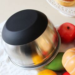 Bát Trộn Inox Đường Kính 24cm Có Đế Cao Su Chống Trượt - Dụng Cụ Làm Bánh Chất Lượng Cao Tại Việt Nam