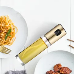 Bình Xịt Dầu Ăn Thủy Tinh 100ml - Dụng Cụ Nhà Bếp Thiết Kế Thông Minh, Chống Nhỏ Giọt, Phun Sương Tiện Lợi, Vệ Sinh Dễ Dàng