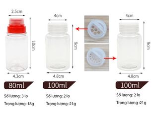 Bộ 10 Hộp Đựng Gia Vị Dã Ngoại CLS Có Nắp Kèm Túi Xách Tiện Lợi - Phù Hợp Cho Picnic, Cắm Trại Và Nấu Ăn Ngoài Trời