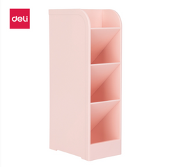 Bộ 5 Đồ Dùng Học Tập Deli - Hộp Bút, Thước Dây, Sổ Tay, Kéo Gấp, Bút 4 Màu Cho Bé - Vật Dụng Học Tập Tiện Lợi