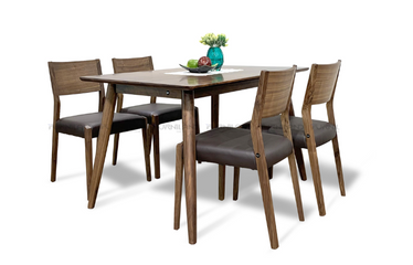 Bộ Bàn Ăn Ando 1M2 + 4 Ghế Asahi Nhật Bản - Thiết Kế Hiện Đại, Tinh Tế Cho Không Gian Bếp Thông Minh
