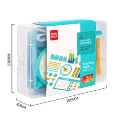 Bộ Dụng Cụ Học Toán Cho Bé Deli 74330/74331 - Bộ Học Toán Đầy Đủ Giúp Trẻ Phát Triển Tư Duy Logic Và Kỹ Năng Tính Toán