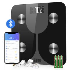 Cân Sức Khỏe Điện Tử Thông Minh Suposi - Cung Cấp 24 Chỉ Số Thiết Yếu, Kết Nối Bluetooth, Thiết Kế Sang Trọng, Chống Trơn Trượt