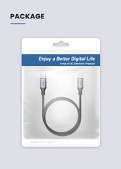 Cáp Sạc Nhanh TOPK AN10 Kim Loại Micro USB Type C - Sạc Nhanh 20W, Truyền Dữ Liệu 1Gb Trong 30s, Dây Bền Bỉ 30.000 Lần Uốn