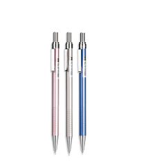 Combo 3 Bút Chì Kim 0.7mm Deli Thân Kim Loại Có Đầu Tẩy E6493 - Bút Viết Đẹp, Bền, Dùng Cho Học Sinh và Văn Phòng