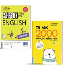 Combo Tự Học 2000 Từ Vựng Tiếng Anh và Speedy English