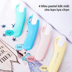Dao Rọc Giấy Mini Deli 55mm 2024 - Thép SK5 Sắc Bén, Thiết Kế Bỏ Túi, Nhiều Màu Sắc Thời Thượng, Dụng Cụ Tiện Lợi