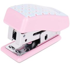 Dập Ghim Mini Deli 456 24/6 - Dập Tối Đa 50 Trang, Thiết Kế Dễ Thay Đạn, Chất Liệu Bền Bỉ, Màu Xanh, Hồng, Trắng
