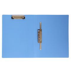 File A4 Deli 5309 - Bìa đựng tài liệu 2 kẹp ngang & dọc, Chất liệu nhựa PP bền đẹp, Màu xanh da trời tươi mát, Lưu trữ an toàn tài liệu