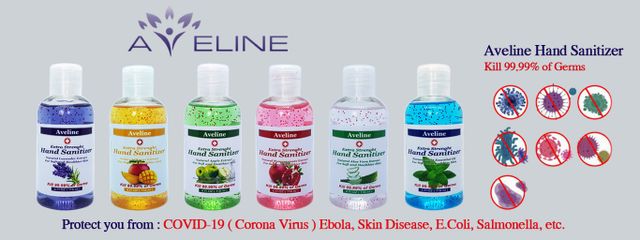 Gel rửa tay Aveline Mỹ 118ml - Tiêu diệt 99,99% vi khuẩn, gel kháng khuẩn tiện lợi mang theo, nhiều hương liệu tự nhiên