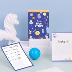 Giấy Note Ghi Chú Hoạt Hình Deli x Little Hungry Devil 21720 - Thiết Kế Dễ Thương, Chống Nước, Tiện Dụng Cho Mọi Nhu Cầu