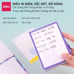Giấy Note Ghi Chú Hoạt Hình Deli x Little Hungry Devil 21720 - Thiết Kế Dễ Thương, Chống Nước, Tiện Dụng Cho Mọi Nhu Cầu