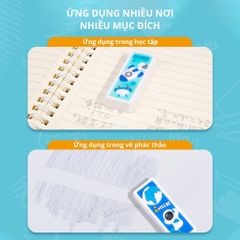 Gôm Tẩy Họa Tiết Phi Hành Gia Deli 71133 - Gôm Xóa Sạch Sẽ, Thiết Kế Đáng Yêu Cho Bé, Chất Liệu Cao Su Mềm Dẻo