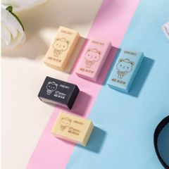 Hộp 21 Chiếc Tẩy 4B Nhiều Màu Deli 33012 - Tẩy Xóa Sạch Sẽ, Ít Vụn, Hình Chữ Nhật Dễ Thương Cho Học Sinh