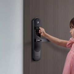 Khoá Cửa Vân Tay Thông Minh Tích Hợp Camera Aqara P100 - Giám Sát An Ninh Hiện Đại, Kết Nối Thông Minh, Sạc USB-C