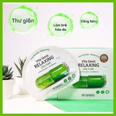 Mặt nạ BNBG Vitamin B - Hỗ trợ phục hồi và trẻ hóa da tổn thương, chiết xuất lô hội Jeju, 10 miếng 30ml - Dưỡng da khỏe mạnh, tươi sáng