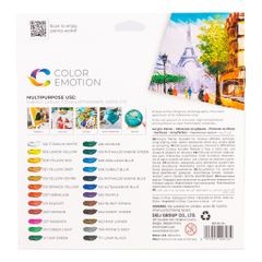 Bộ Màu Nước Acrylic Deli EC12 Dạng Tuýp 12ml - 12/24 Màu Sắc Tươi Sáng, Độ Che Phủ Tốt, Thích Hợp Cho Người Mới Bắt Đầu Vẽ