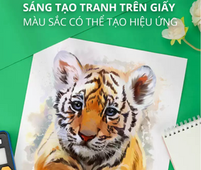 Bộ Màu Nước Dạng Nén Deli 73936 Mới - Vương Nguyên TFBoys Kèm Dụng Cụ Vẽ Chuyên Nghiệp, 24/36/48 Màu Tươi Sáng
