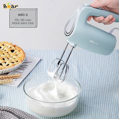 Máy Đánh Trứng Cầm Tay Bear DDQ-B02P5 125W - Tích Hợp 5 Tốc Độ, Thiết Kế Nhỏ Gọn, Phù Hợp Đánh Bột Và Làm Bánh