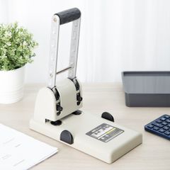 Máy Đục Lỗ Đại 100 Tờ Deli E0130 - Thiết Kế Tiện Dụng, Chất Liệu Kim Loại Bền, Dễ Sử Dụng Với 1 Tay