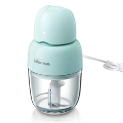 Máy Xay Thực Phẩm Đa Năng Bear QSJ-B01P1 - Thiết Kế Nhỏ Gọn, 120W, Thủy Tinh Chịu Nhiệt, Lưỡi Dao Inox, Tiện Dụng Cho Bé Ăn Dặm