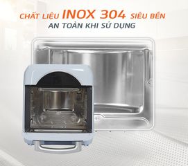 Nồi Chiên Hơi Nước Unie Steam Color 15L - Công Nghệ Chiên Hấp 2 Trong 1, Inox Bền Bỉ, Dễ Dàng Vệ Sinh, Phù Hợp Gia Đình