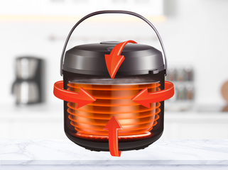 Nồi cơm điện đa năng UNIE UE-626 1,8L - Công nghệ nấu 3 chiều, lòng chống dính cao cấp, nấu cơm thơm ngon cho gia đình 4-6 người.