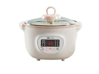 Nồi Nấu Chậm 1.6L Bear SUBE002 Kèm 3 Thố & Lồng Hấp - Thông Minh Hẹn Giờ, Nấu Cháo, Hấp Tiện Lợi Cho Bé