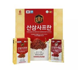 Nước Hồng Sâm Núi Nhụy Hoa Nghệ Tây Saffron Hansusam - Giải Pháp Bổ Sung Sức Khỏe và Làm Đẹp Da Từ Thiên Nhiên