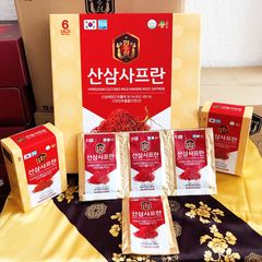 Nước Hồng Sâm Núi Nhụy Hoa Nghệ Tây Saffron Hansusam - Giải Pháp Bổ Sung Sức Khỏe và Làm Đẹp Da Từ Thiên Nhiên