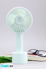 Quạt Tích Điện Mini Phun Sương Để Bàn Solove N9 - Quạt Mát Cầm Tay Tiện Lợi, Dung Lượng Pin 2000mAh, Phun Sương Mát Lành