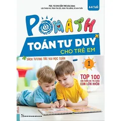 Sách Pomath toán tư duy cho trẻ em 4 - 6 tuổi (tập 1)