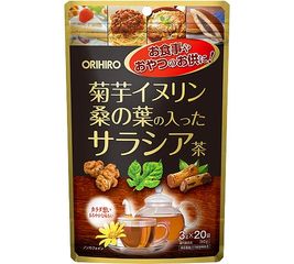 Trà Cúc Vu Dâu Tằm Salacia Orihiro - Hỗ Trợ Giảm Cân, Thanh Lọc Cơ Thể, Vị Ngon Dễ Uống - Hộp 20 Túi Lọc Tự Nhiên Nhật Bản
