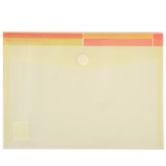 Túi Hồ Sơ A4 Deli E5504 - Chống Thấm Nước, Bảo Vệ Tài Liệu, Chất Liệu PP Mịn, Nút Bấm Cao Cấp, Đa Dạng Màu Sắc