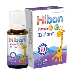 Vitamin D3 + K2 HiBON hỗ trợ hấp thụ canxi cho bé