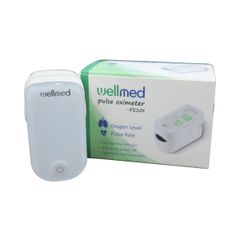 Máy đo nồng độ oxy trong máu SPO2 Wellmed FS10I - Thiết bị theo dõi nhịp tim, nhỏ gọn, tiện dụng cho cả người lớn và trẻ em