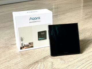 Màn hình cảm ứng Aqara S1 Smart Scene Panel 3.95 inch - Thiết bị gia đình thông minh tương thích Apple HomeKit, điều khiển nhanh chóng, tiện lợi