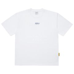 Áo thun  Acmé de la vie  ADLV Glossy Basic Logo màu Trắng