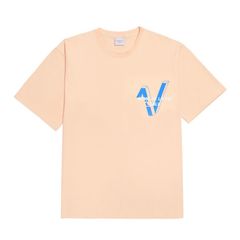 Áo thun Acmé de la vie ADLV V Symbol Logo Short Sleeve T-Shirt Beige