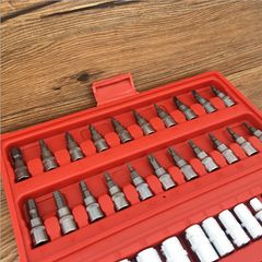 Bộ Dụng Cụ Mở Bu Lông Ốc Vít Đa Năng 46 Chi Tiết Thép Không Gỉ - Sửa Chữa Xe Máy, Ô Tô và Trang Trí Nhà Cực Tiện Lợi