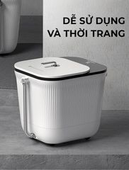 Bồn Ngâm Chân Massage KASJ 1612 - Công Nghệ Đức, Massage Rung, Sủi Bọt, Nhiệt Độ Tăng Nhanh, Thư Giãn, Chăm Sóc Sức Khỏe