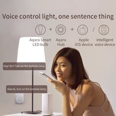 Bóng Đèn LED Thông Minh Aqara 9W Màu 2700K - 6500K - Điều Khiển Giọng Nói, Đồng Bộ Thiết Bị Thông Minh, Tự Động Hóa Ổn Định.