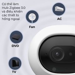 Camera Aqara G3 Indoor 2K - AI Tracking, Tương Thích Apple HomeKit, An Ninh Thông Minh, Thiết Kế Mini Như Nấm