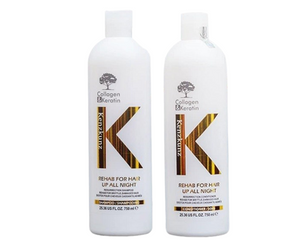 Bộ dầu gội xả Kenz Collagen & Keratin phục hồi tóc khô xơ