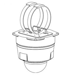 Chân Đế Camera Dahua DH-PFA152-E Chất Liệu Nhôm Đúc Inox Bền Bỉ, Chống Nước, Lắp Trong Nhà Ngoài Trời