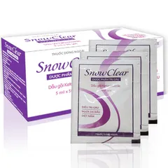 Dầu gội SnowClear hỗ trợ giảm gàu ngứa và nấm da đầu
