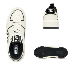 Giày Sneaker MLB Chunky Liner Yankees Off White Unisex - Giày Thể Thao Cổ Cao Thời Trang Hàn Quốc 3ASXCA12N-50WHS